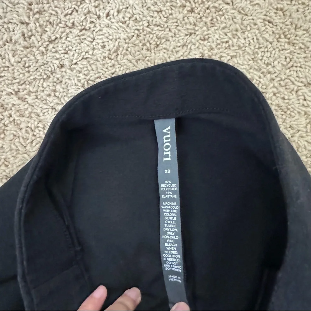 Vuori Elevation Charcoal Wide-Leg Women's Pants - Picture 6 of 6